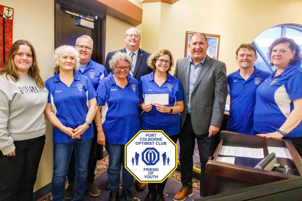 Port Colborne Optimist Club receives grant from City Council