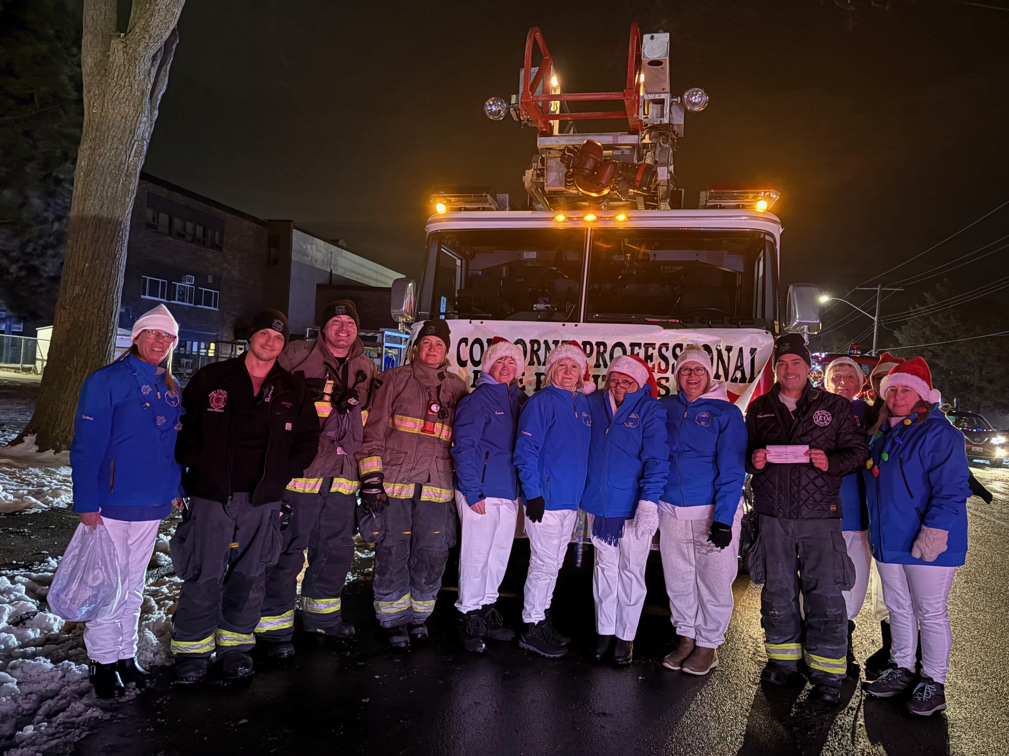 Port Colborne fire department toy drive 2024